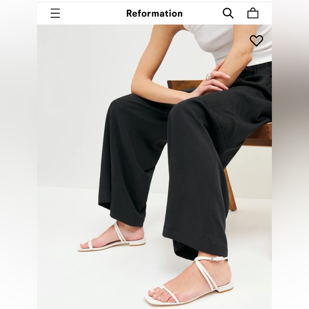 Reformation NEW IN BOX Lauren flat sandal